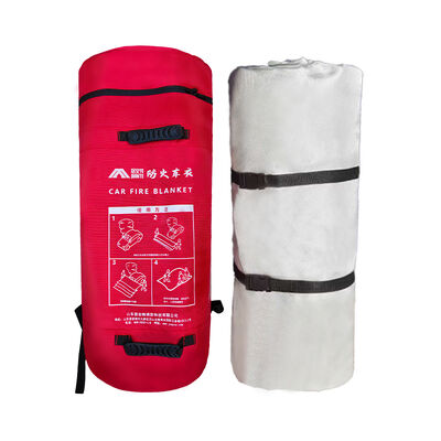 Fiberglass Fire Blanket JAT-301 6x8m 550gsm High Temperature Resistant 500-700°C For Kitchen Lab Industrial Emergency Safety