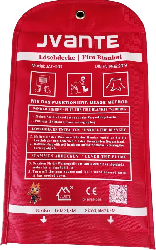 Kitchen Home Fire Safety Fire Blanket Used To Extinguish The Source Of Goods Timely Self-rescue