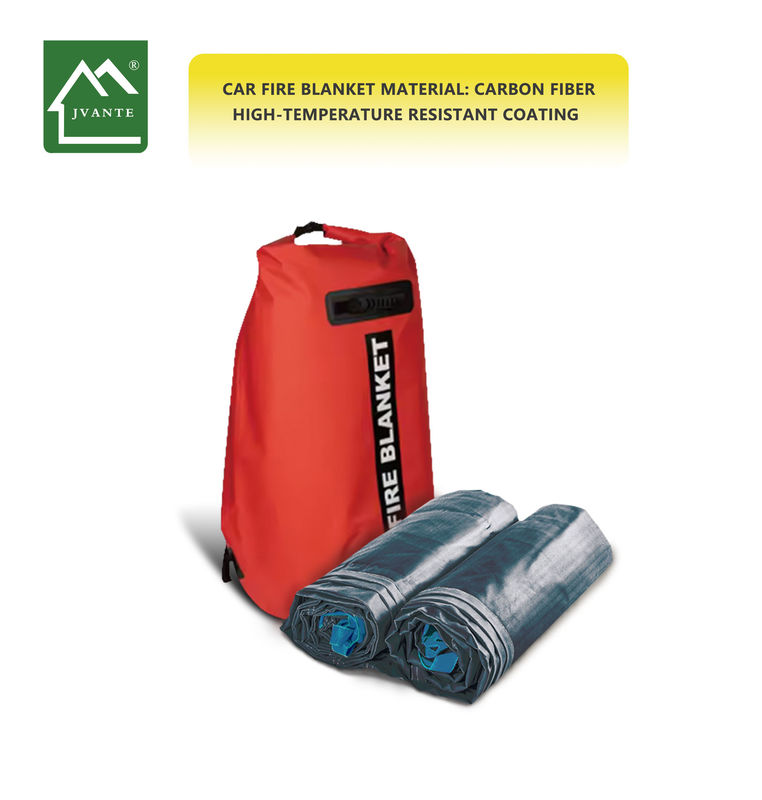 Car Carbon Fiber Black Fire Extinguisher Blanket Custom