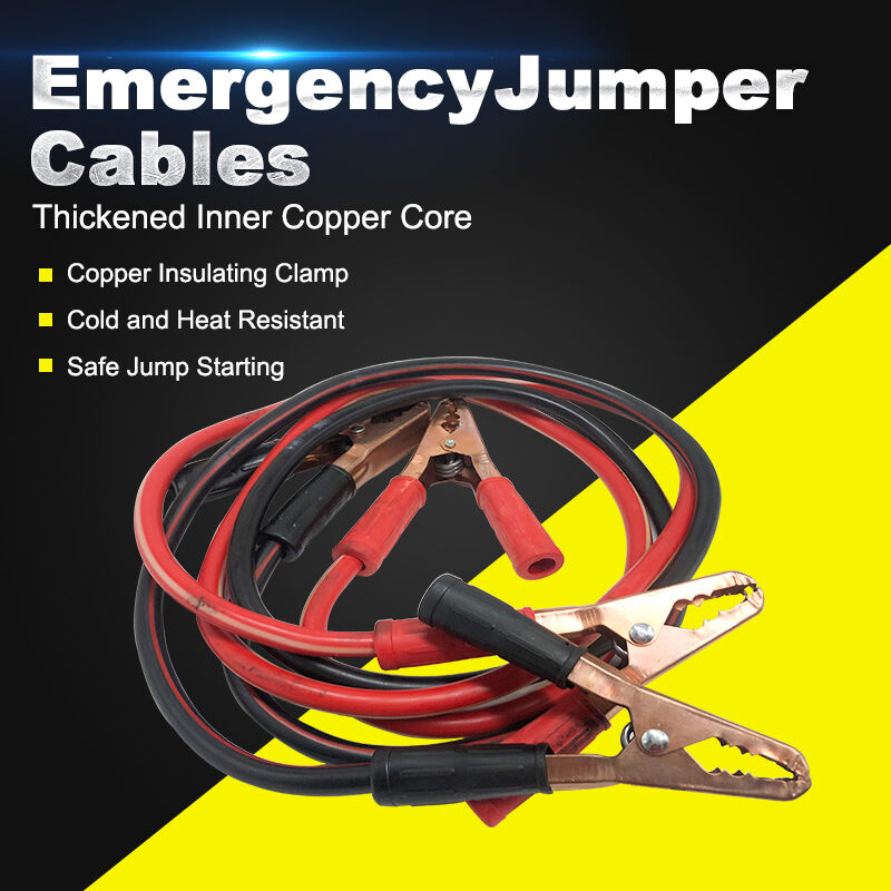 Red And Black Copper Core Jumper Wire, 2 Meters, 10mm In Diameter, Resistant To Cold And High Temperatures