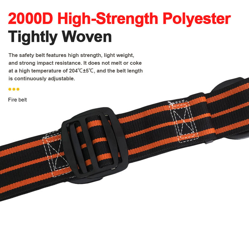 Fire safety belt - Firefighter safety rescue protective belt