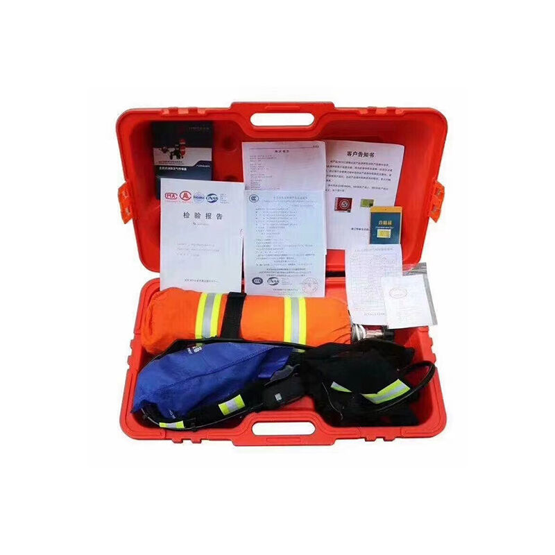 Positive Pressure Firefighting Air Respirator RHZK6.8/B Carbon Fiber 6.8L Breathing Apparatus For Industrial Fire Rescue Emergency Response